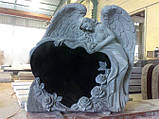 Пам'ятник-скульптура з граніту різьблений Ангел №14, фото 2