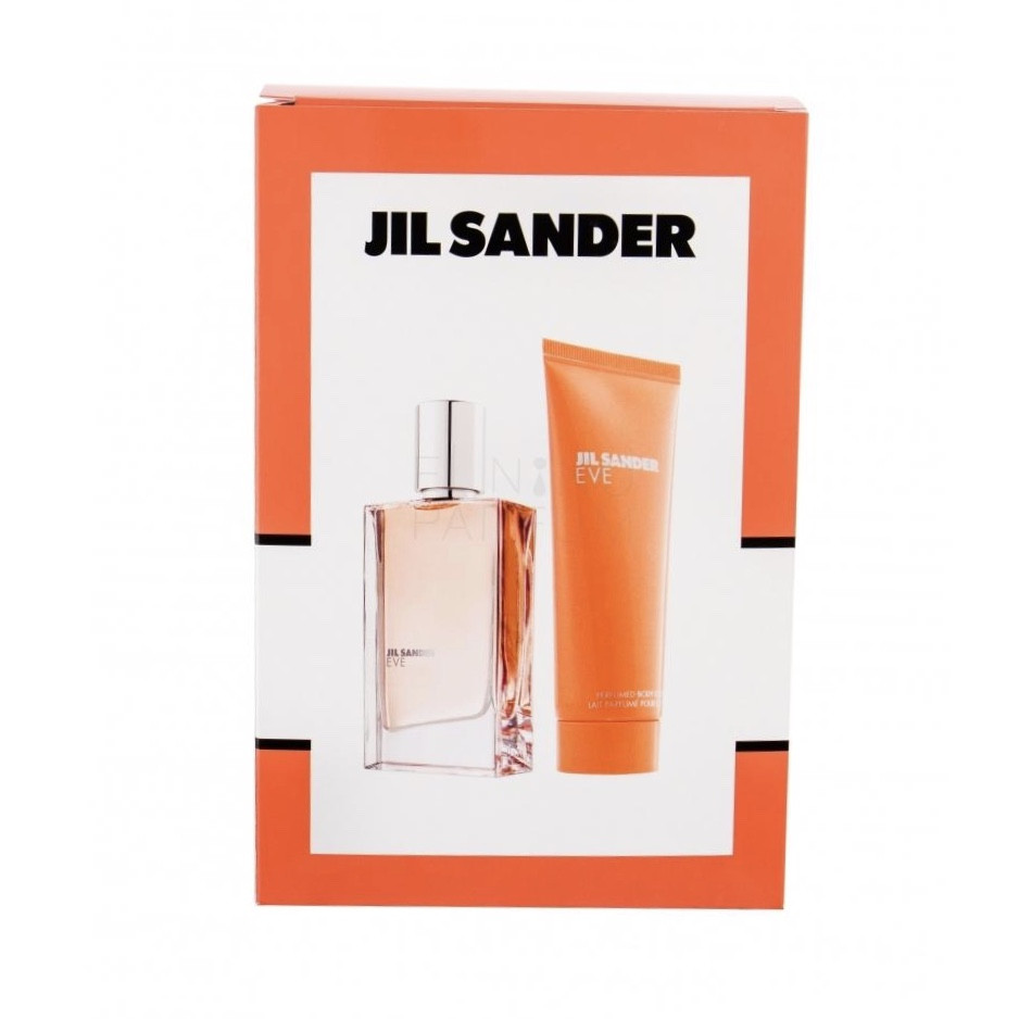 Жіночий подарунковий набір Jil Sander Eve туалетна вода 30ml + лосьйон для тіла 75ml, квітковий аромат