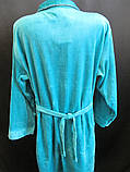 Жіночий велюровий халат для дому, фото 4