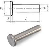 Заклепка алюмінієва ГОСТ 10303-80   6х18мм ПЛОСКАЯ ШЛЯПКА