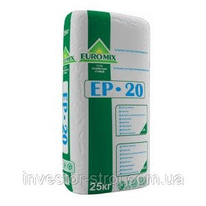 Євромікс EP 20 шпаклівка стартова полімерцементна недорого