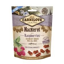 Ласощі Carnilove Dog Crunchy Snack скумбрія,малина для собак, 200 грм