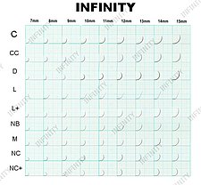 Вії INFINITY 20 ліній M 0.07 (9мм), фото 3