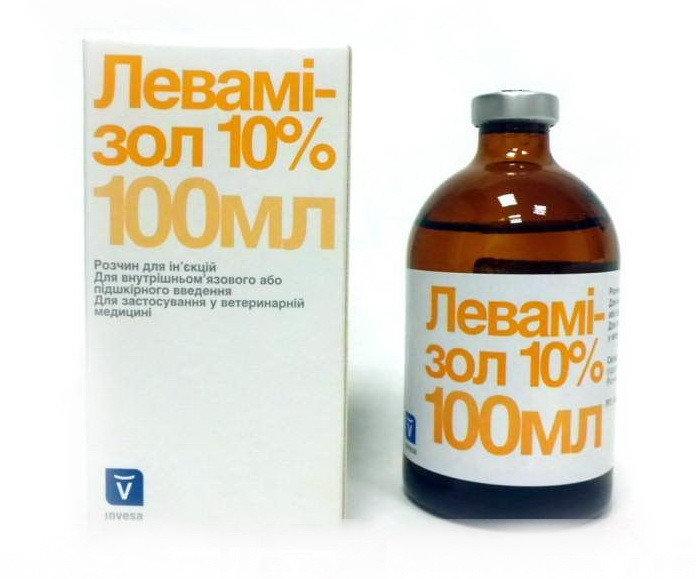 Левамизол 10%, 100 мл - фото 1 - id-p27610384