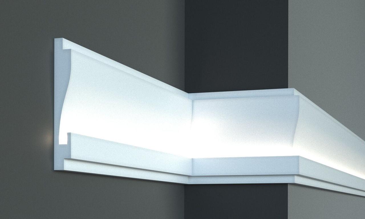 Стельовий плінтус Tesori KD404 (18х2,5)см, довжина 1,15м