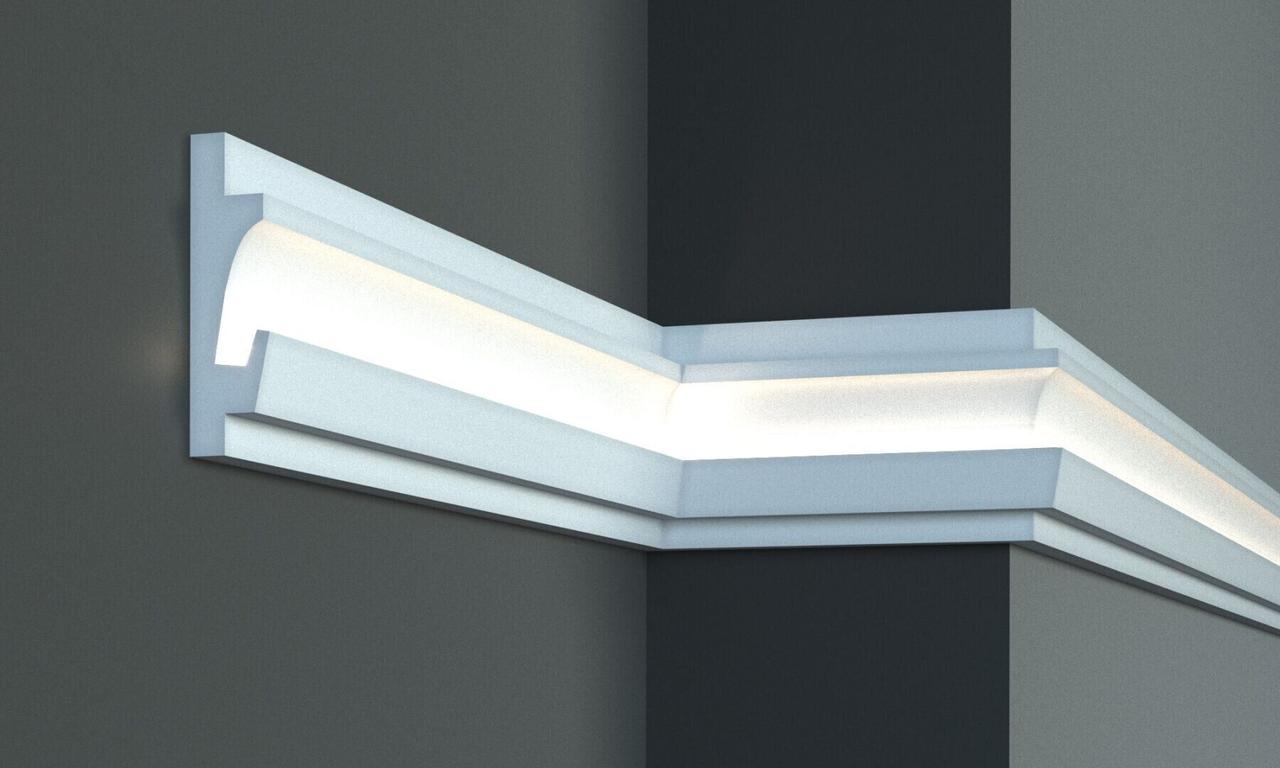 Стельовий плінтус Tesori KD401 (12,5х3,5)см, довжина 1,15м