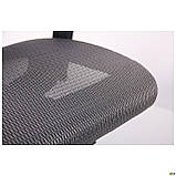 Офісне комп'ютерне крісло Agile з анатомічне сіре підголівником, фото 3