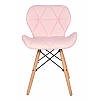 Набір з 4 стільців для кухні та бару SKY74 рожевий (9056-4), фото 2