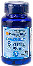 Biotin 10000 mcg Puritan's Pride 100 caps