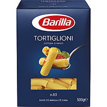 Макарони Barilla Tortiglioni №83 Трубочки 500 гр. Італія