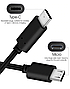 Кабель USB type-C для micro USB-адаптер для samsung 1m Micro USB для type-c 3,1 зарядний кабель для Usbc, фото 3