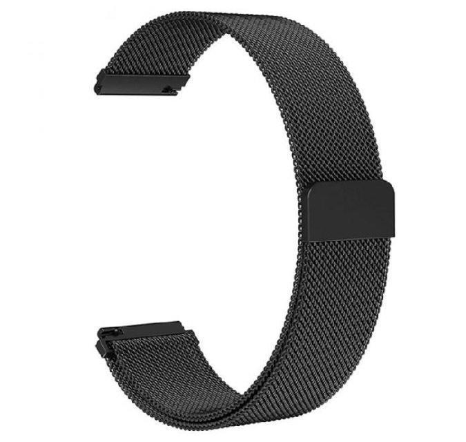 Міланський сітчастий ремінець Primo для годинника Garmin Vivoactive 3 / Vivomove HR / Forerunner 245/645 - Black