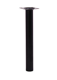 Ніжка меблева кругла Larvij 250xd30 мм Чорний (L61R25BL30)