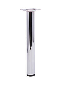 Ніжка меблева кругла Larvij 250xd30 мм Хром (L61R25CH30)