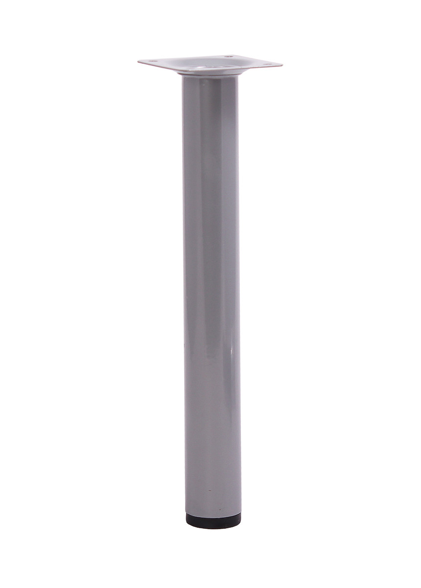 Ніжка меблева кругла Larvij 250xd30 мм Сріблястий (L61R25MS30)