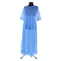 Воздушное фатиновое платье из голубого фатина