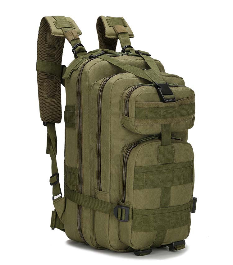 Военный рюкзак 25 литров. Тактический армейский рюкзак. Олива, хаки. - фото 3 - id-p1049063523