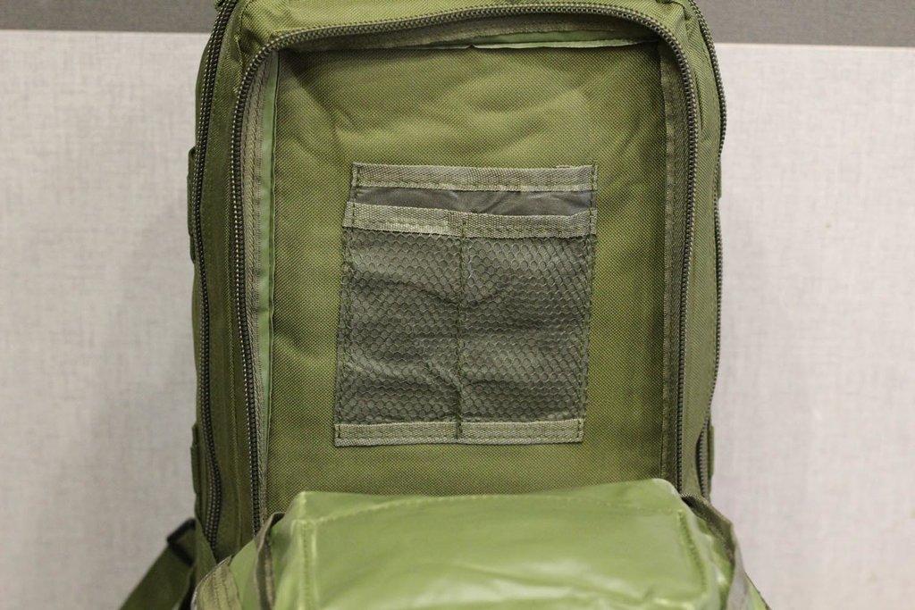 Военный рюкзак 25 литров. Тактический армейский рюкзак. Олива, хаки. - фото 8 - id-p1049063523