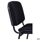 Офісний стілець Ізо 815х535х560 мм чорний для відвідувачів, фото 6