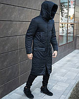 Пальто мужское Vap до -30*С нави Куртка мужская зимняя длинная Парка мужская теплая