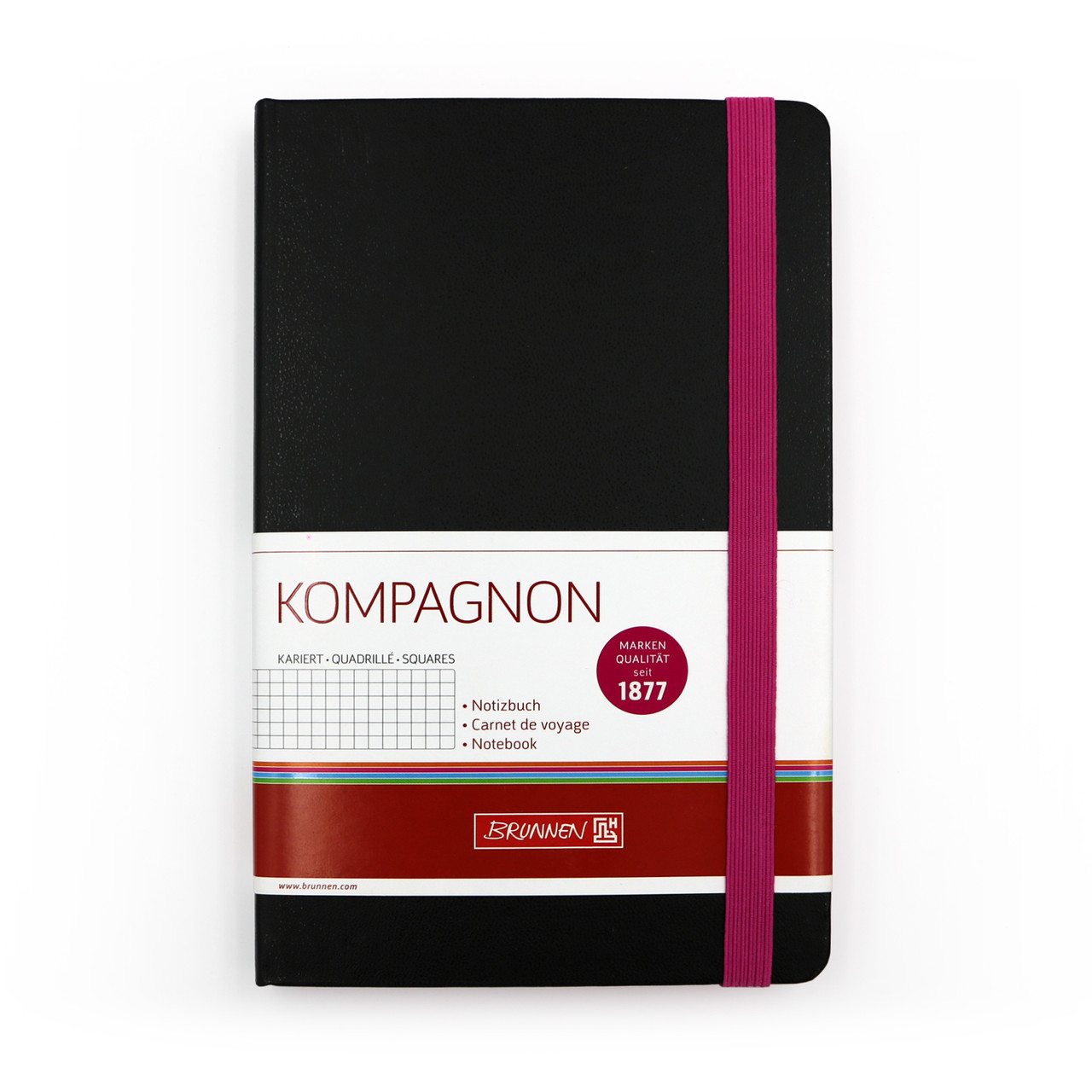 Стильний чорний блокнот А5 середній, фото 1