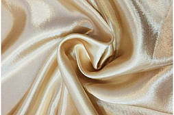 Тканина Креп Сатин Світло-золотий