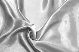 Тканина Креп Сатин Світло-сірий