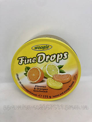 Драже Fine Drops лимон+апельсин 200 гр з/б
