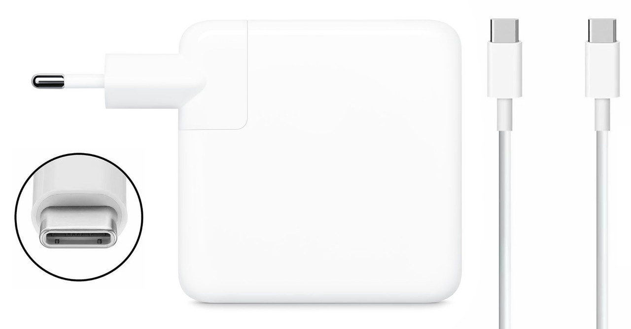 Блок живлення RIAS 61W для ноутбука Apple Macbook 20V 61W 3A Type C (3_00252)