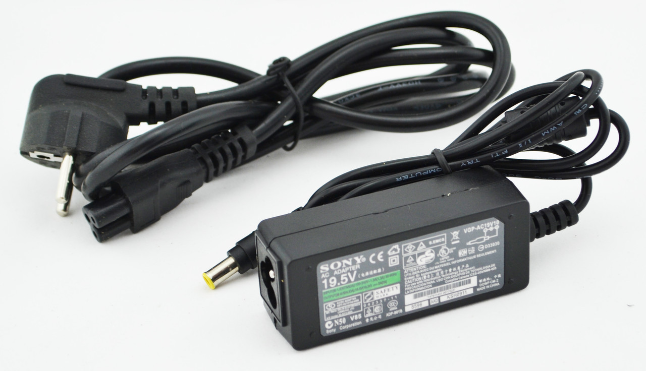 Блок живлення RIAS для ноутбука Sony 19.5 V 2A 6.5x4.4 мм з кабелем живлення (3_3973)