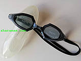 Підліткові окуляри для плавання, колір сірий/чорний, антифог, фото 10