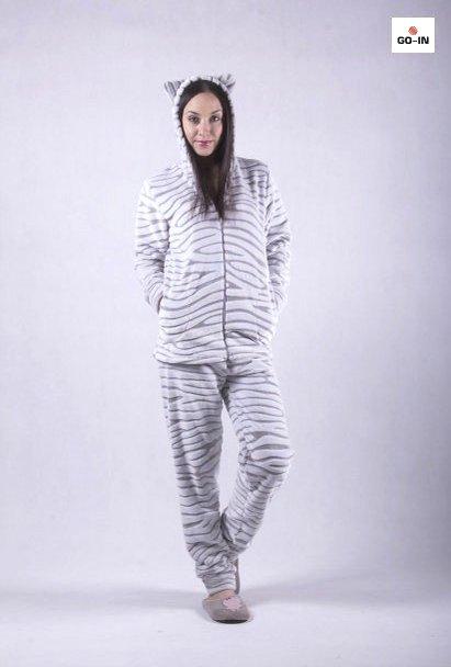 Жіночий теплий домашній костюм махровий сірий "Шиншилла"