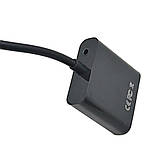 Адаптер конвертер відео - аудіо HDMI - VGA RIAS 1080P Black (3_6469), фото 3