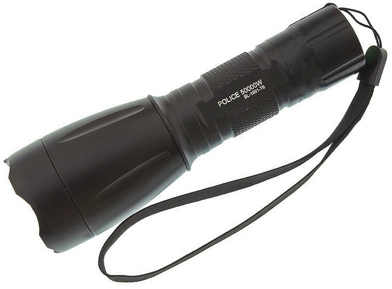 Тактичний ліхтарик Police BL-1891 T6 Black (3_2705)