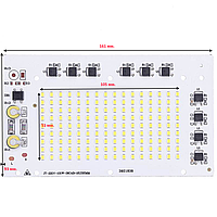 Smart IC 100w 220v LED 100w 220V Светодиод 100 Ватт 220В SMD 2835 161мм*93мм