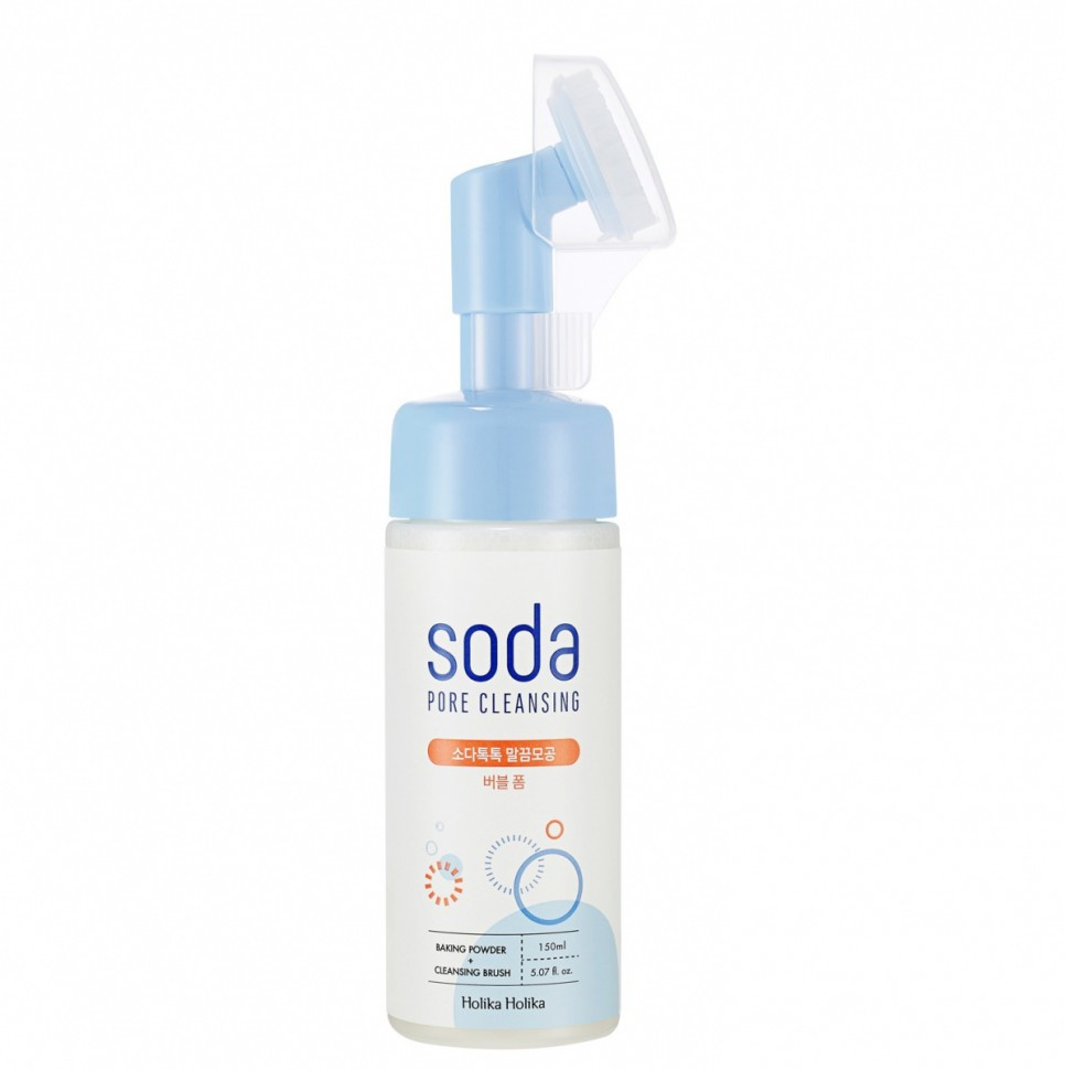 Очисна пінка із содою Holika Holika Soda Pore Deep Cleansing Foam (з щіткою) 150 мл