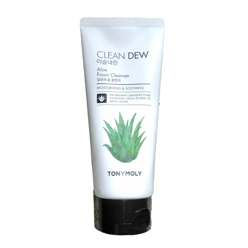 Очисна пінка для вмивання Tony Moly Clean Dew Foam Cleanser Алое 180 мл