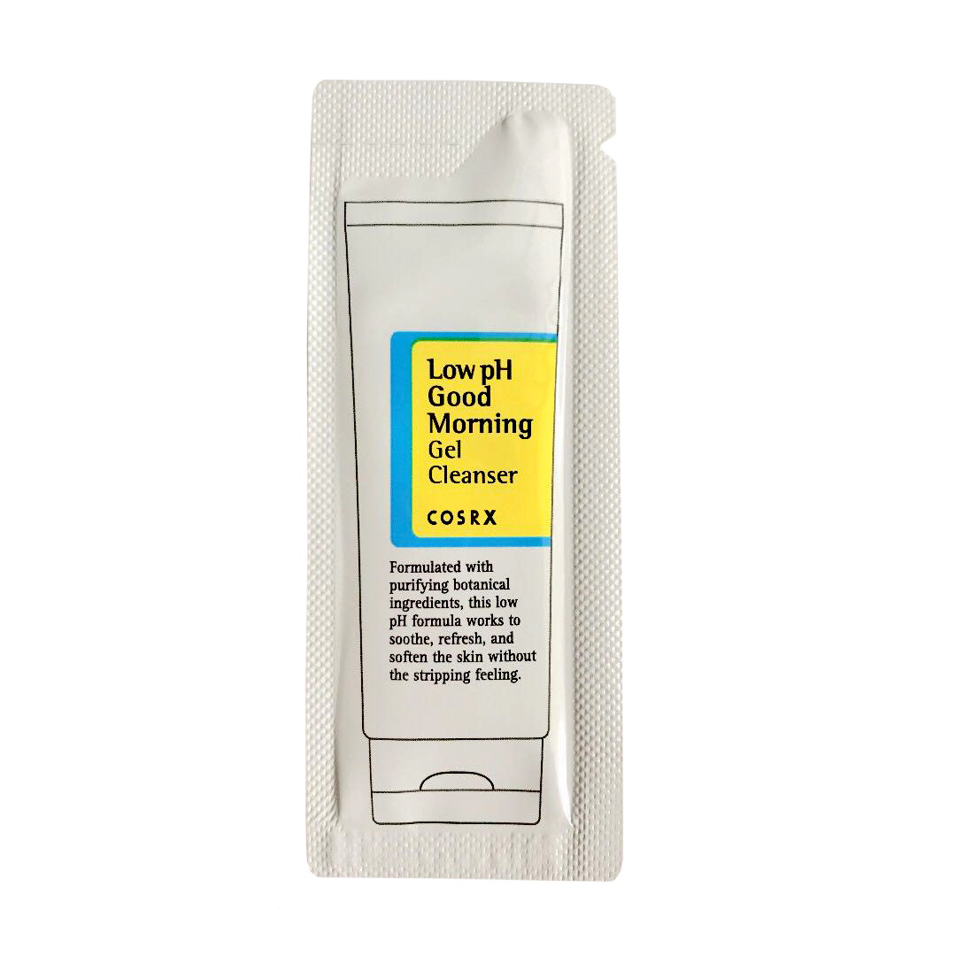 Гель-пінка з ВНА-кислотами COSRX low pH Good Morning Gel Cleanser Пробник 1 мл