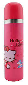 Дитячий металевий термос RIAS Hello Kitty 500мл Pink (3_4483)