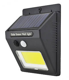 Світильник вуличний з датчиком руху і сонячною панеллю RIAS SH-1605 1PC 350 люмен Black (3_4142)