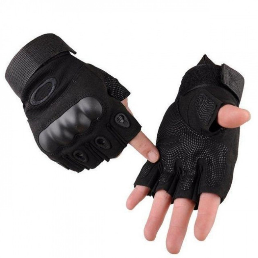 Рукавиці тактичні безпалі Oakley L Black (3_00034)