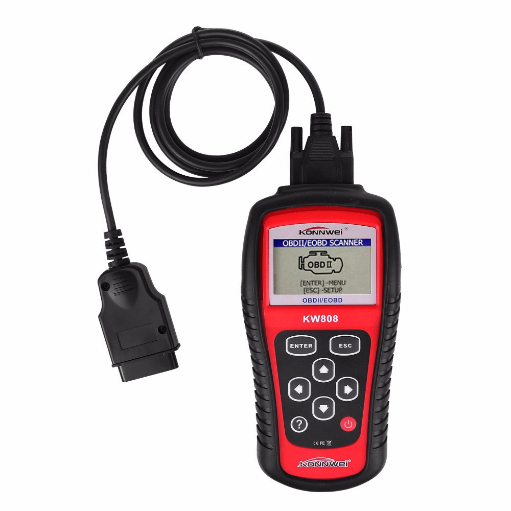 Діагностичний автомобільний сканер Konnwei KW808 OBD II/EOBD (3_00246)