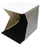 Photobox RIAS з LED підсвічуванням для предметної макрозйомки 20*20*20 см c чохлом White (3_00071), фото 5