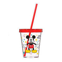 Склянка Herevin Disney Mickey Mouse з трубочкою 600 мл пластик (161440-010)