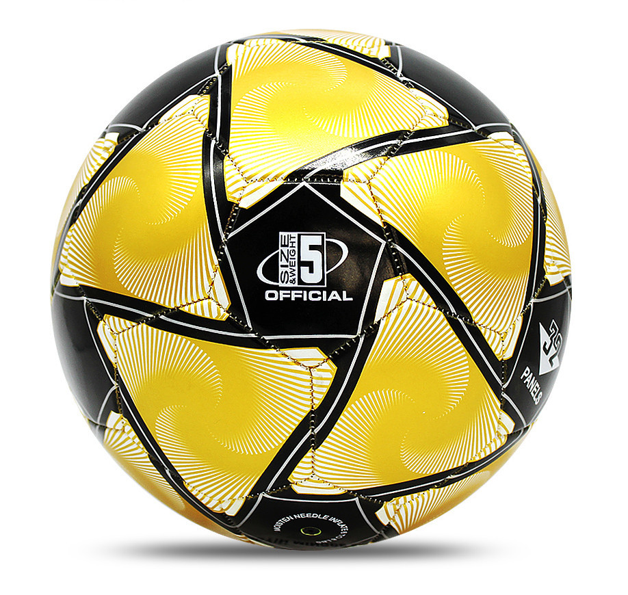 М'яч футбольний Jymingde 5 розмір Yellow-Black (3_8150)