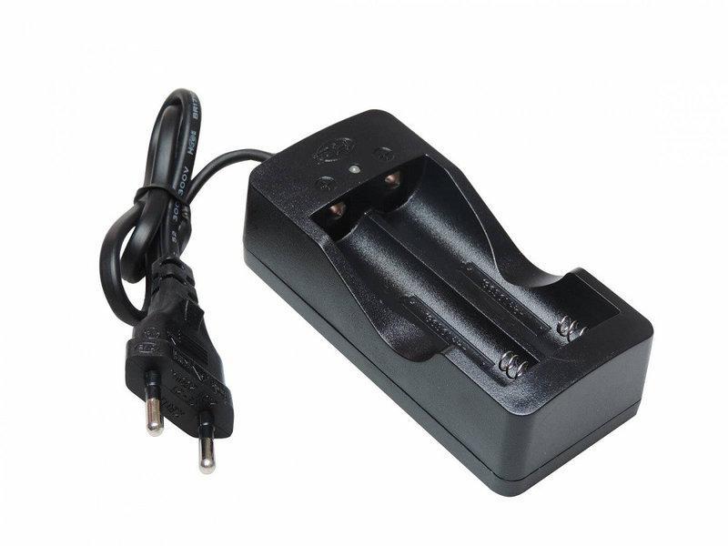 Зарядний пристрій RIAS GH-SC01 на 2 акумулятори для Li-Ion 3.7 V 18650 100-240V Black (3_4489)