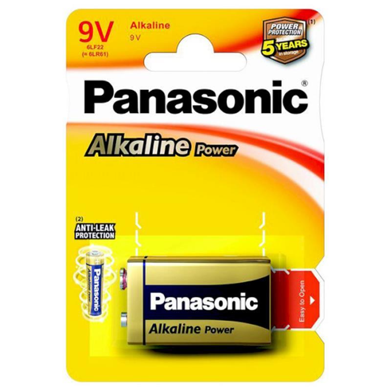 Батарейка Panasonic Alkaline Power Krona/6LF22 BL 1 шт, фото 1