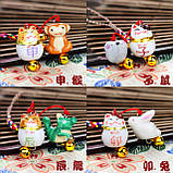 Котик Манекі-неко зі знаками східного гороскопа, фото 4