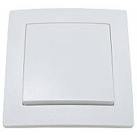 Вимикач Smartfortec HS011 одинарний прихованого типу білий