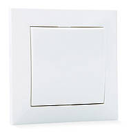 Вимикач SVEN Comfort SE-60012 одинарний прохідний прихованого типу білий